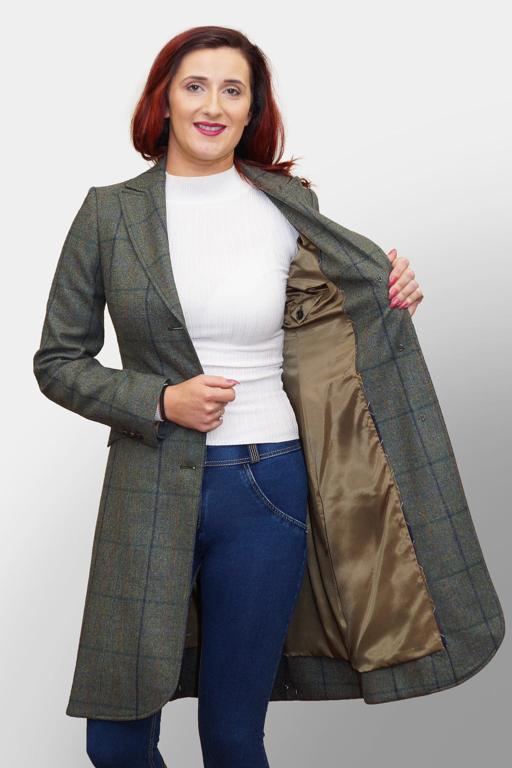 barbour jacket womens tweed