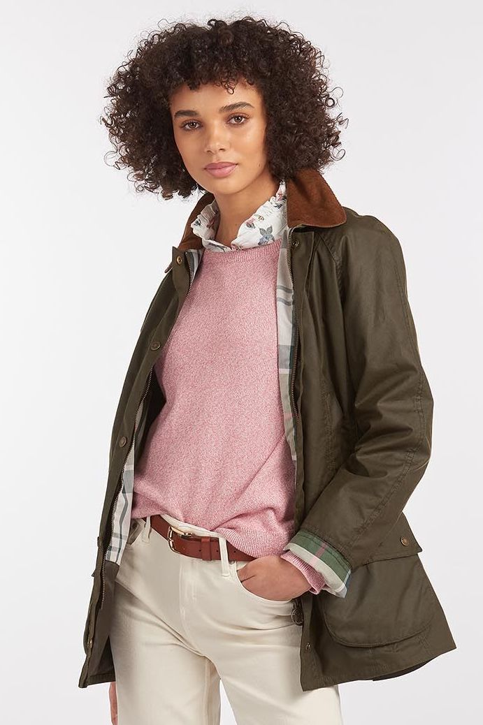 womens barbour wax jacket olive