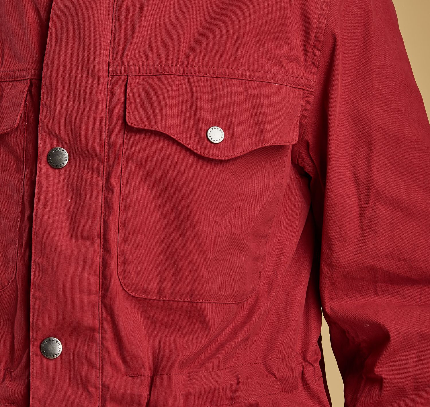 barbour red jacket mens