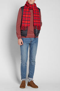 barbour cardinal tartan acorn waxed cotton jacket