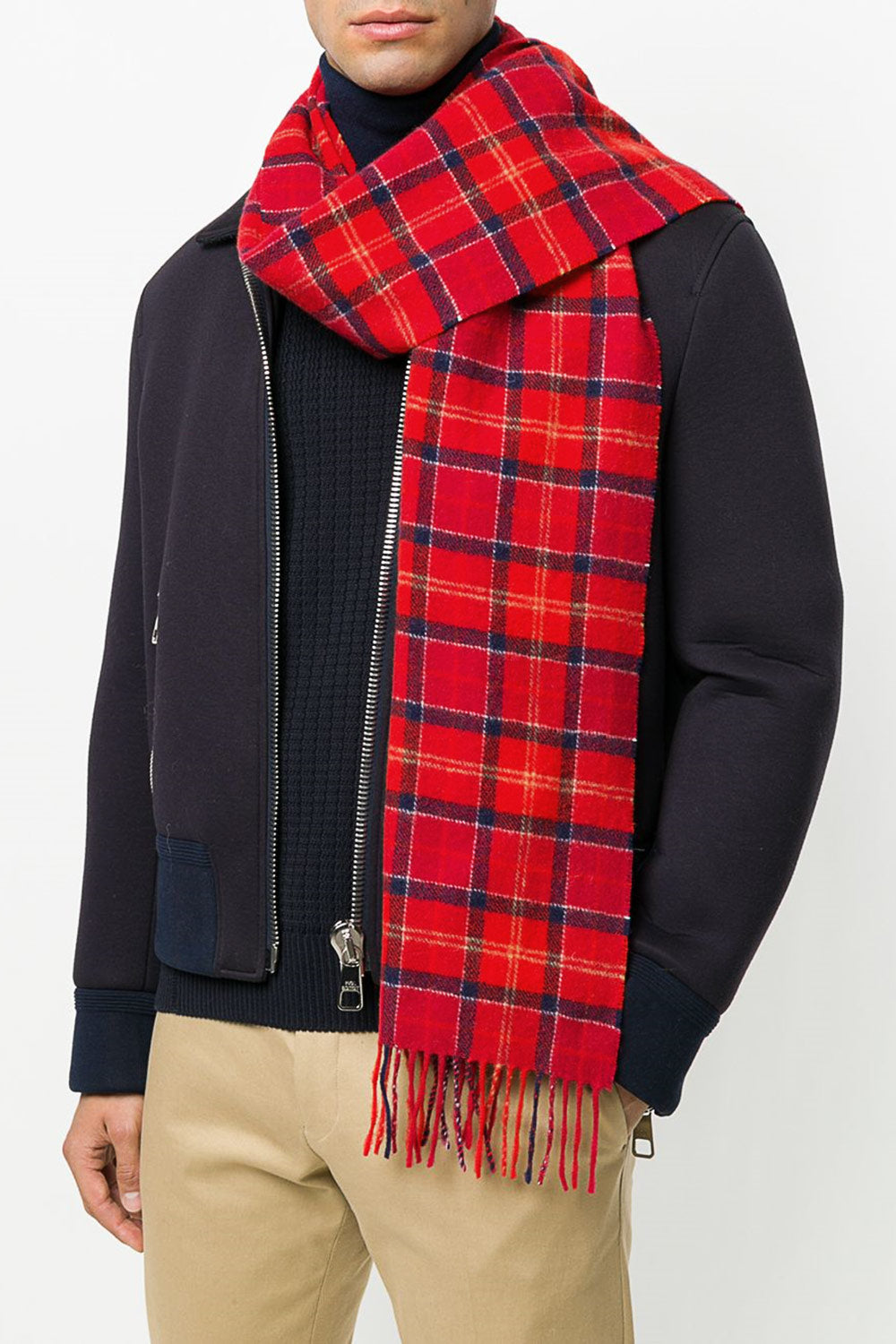 Buy your Barbour Scarf Red Cardinal 