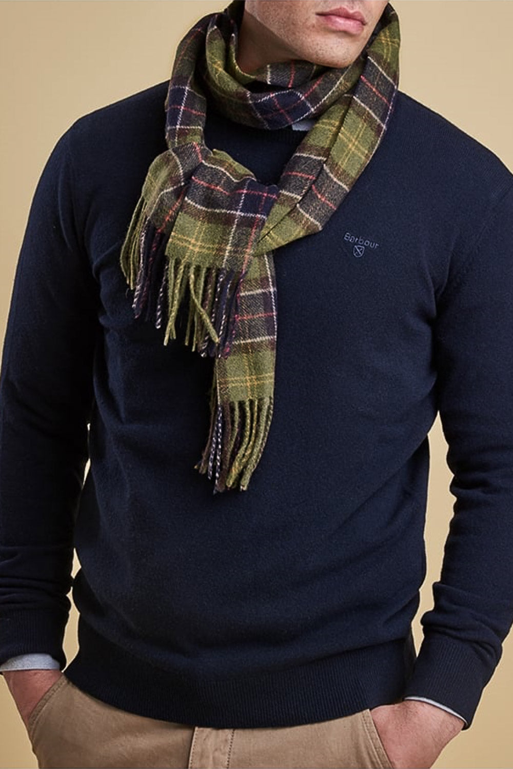 barbour original tartan scarf