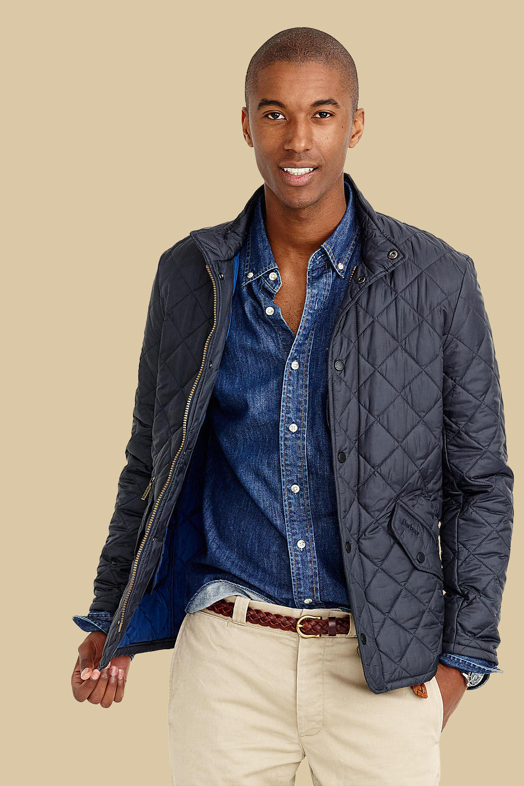 men's barbour flyweight chelsea quilted jacket