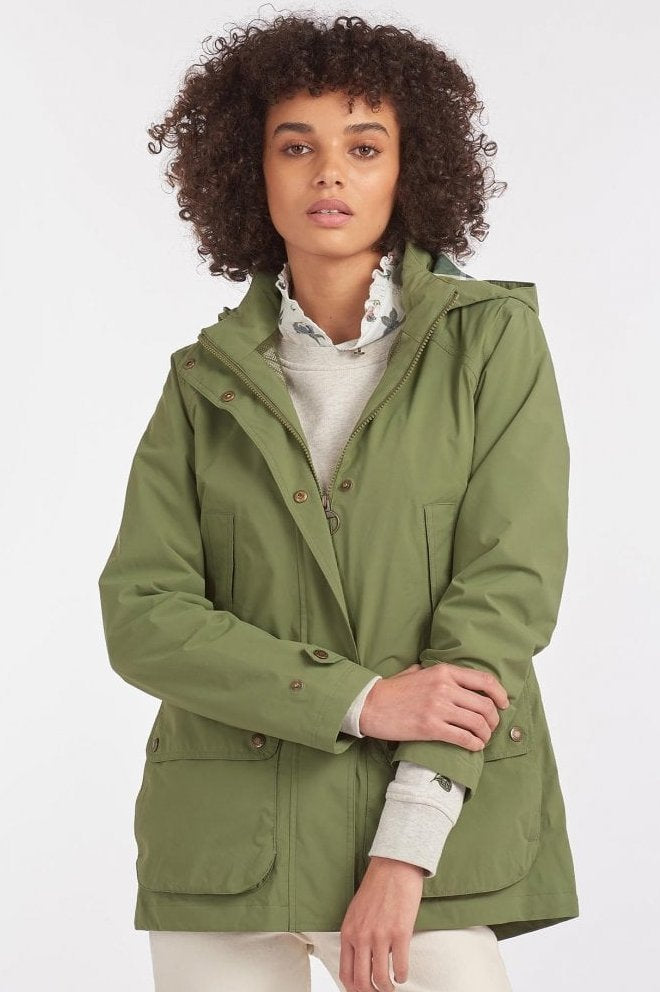 Aarzelen anker Preventie Barbour Clyde Ladies Breathable Waterproof Jacket - Bayleaf Green LWB0 –  Smyths Country Sports