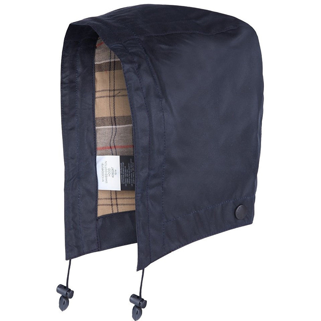 Barbour wax cotton sales hood navy