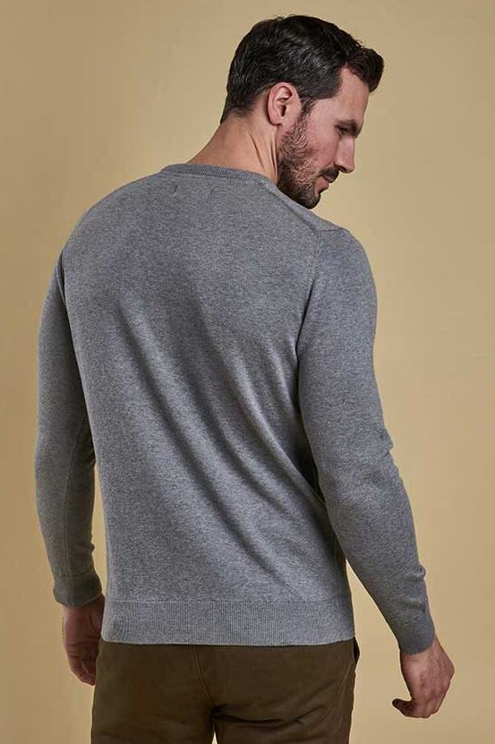 grey barbour jumper