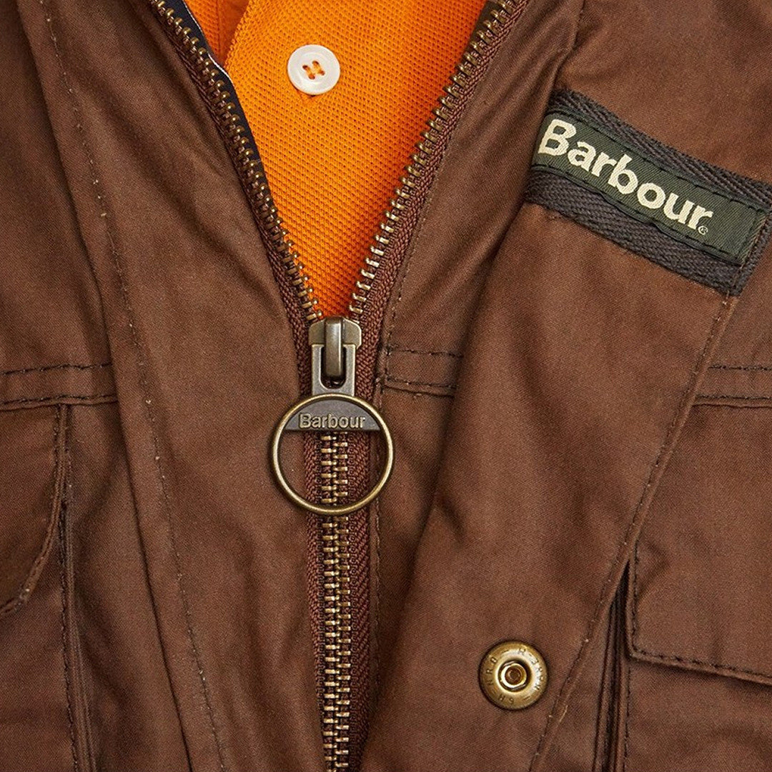 Buy Smyths Barbour New Utility Mens Wax jacket in Bark. – Smyths Sports
