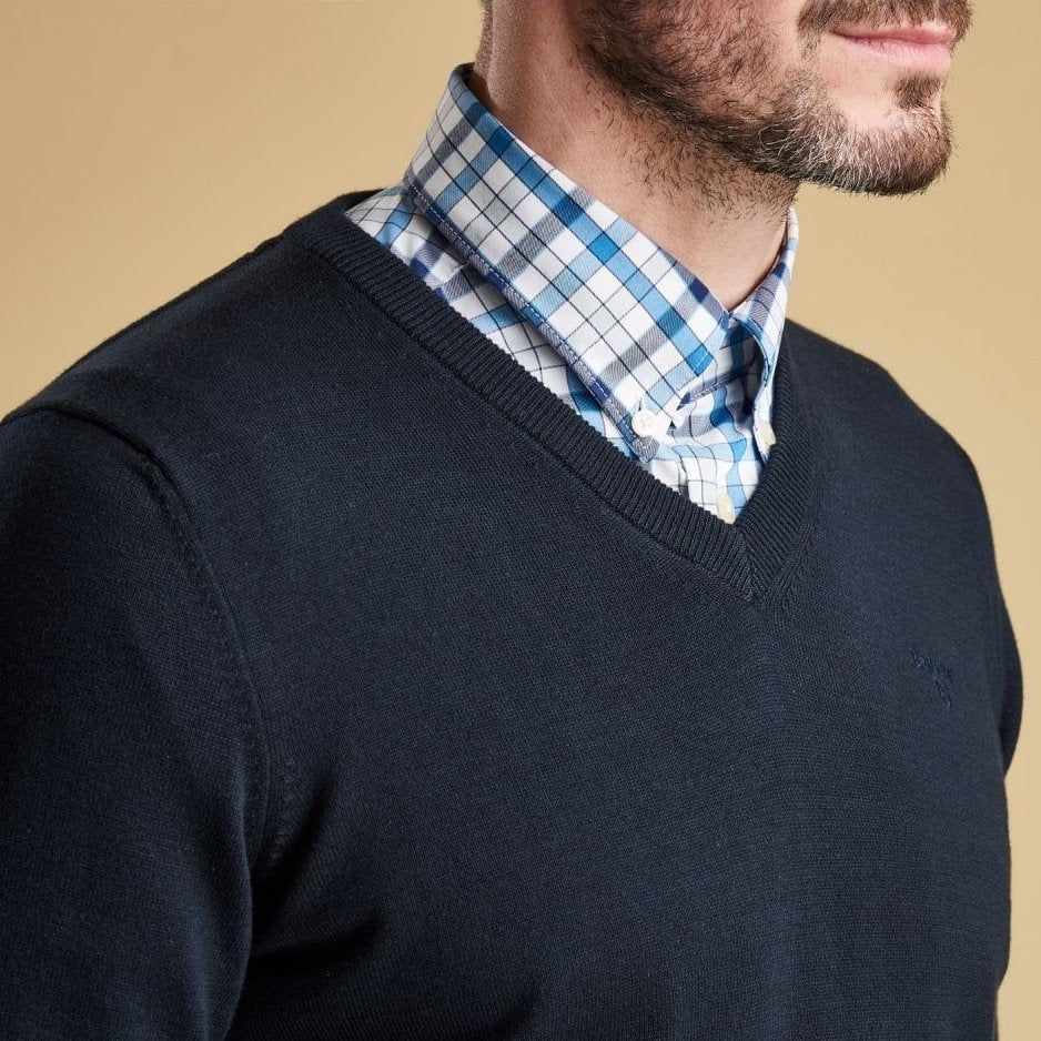 barbour v neck sweater