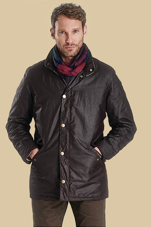 barbour prestbury waxed jacket