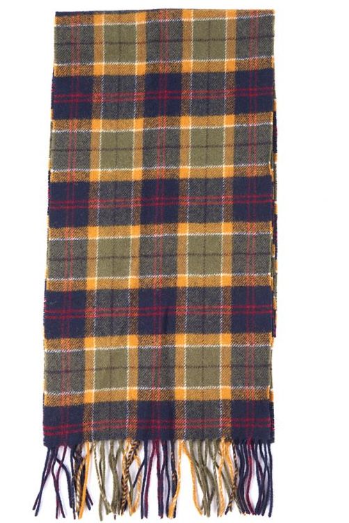 barbour scarf red