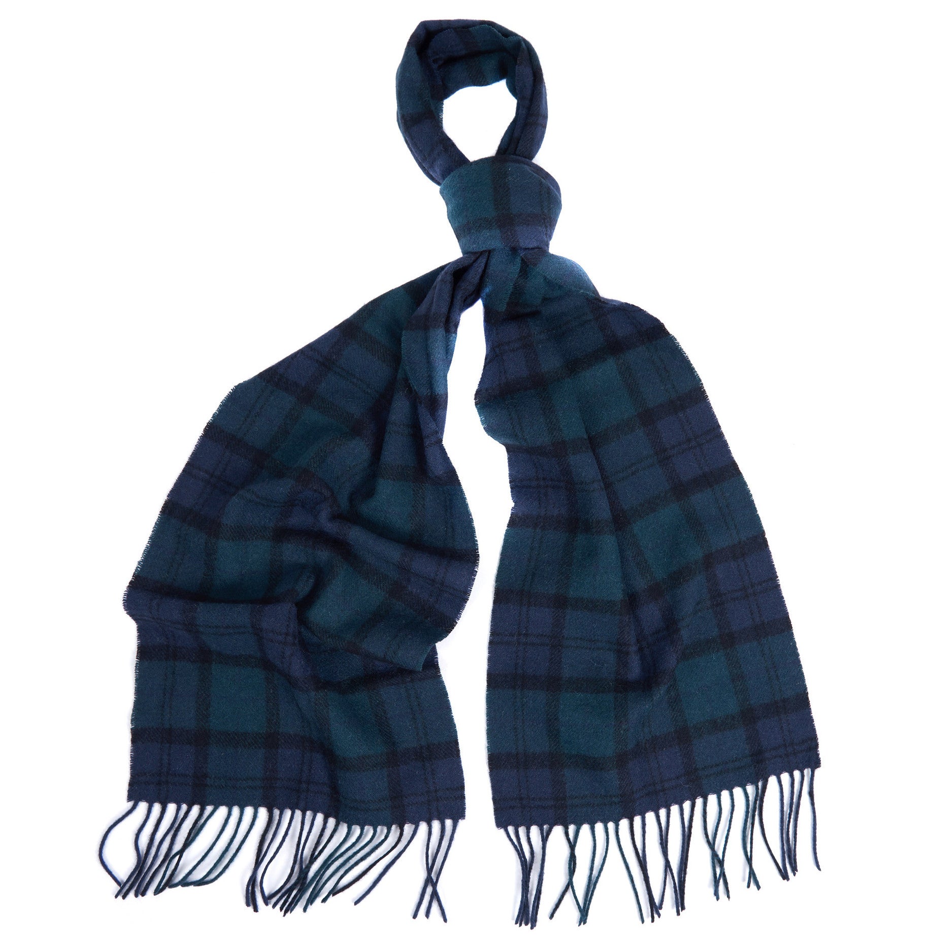 barbour black watch scarf