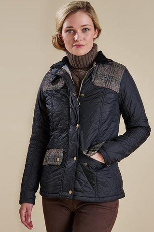 Buy your new Barbour Iris Ladies quilt in Black best seller at Smyths ...