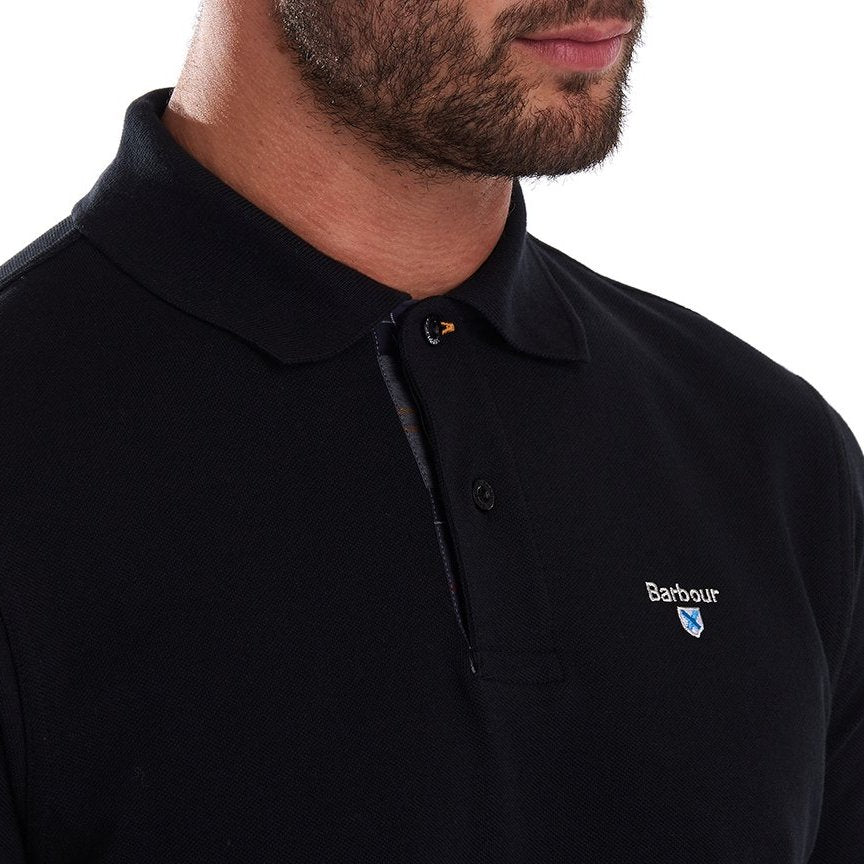 black barbour polo