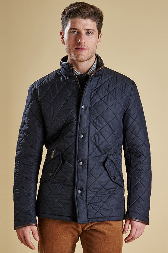 barbour powell jacket navy