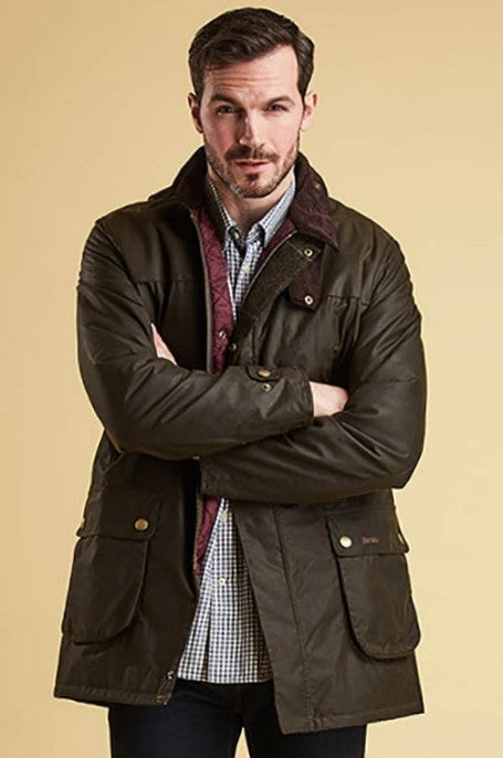 mens barbour coat with hood