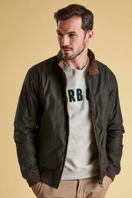 barbour waxed cotton jacket