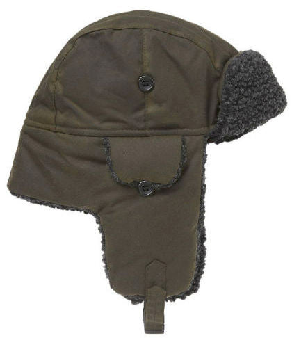 Barbour fleece lined sales trapper hat