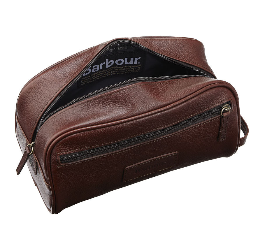 barbour wash bag