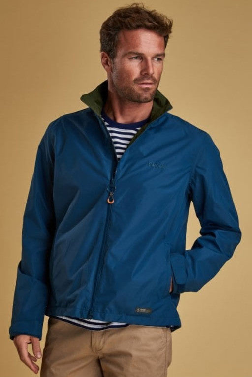 Barbour jacket Rye Mens Peacock Blue MWB0696BL55 S Peacock Blue waterproof breathable