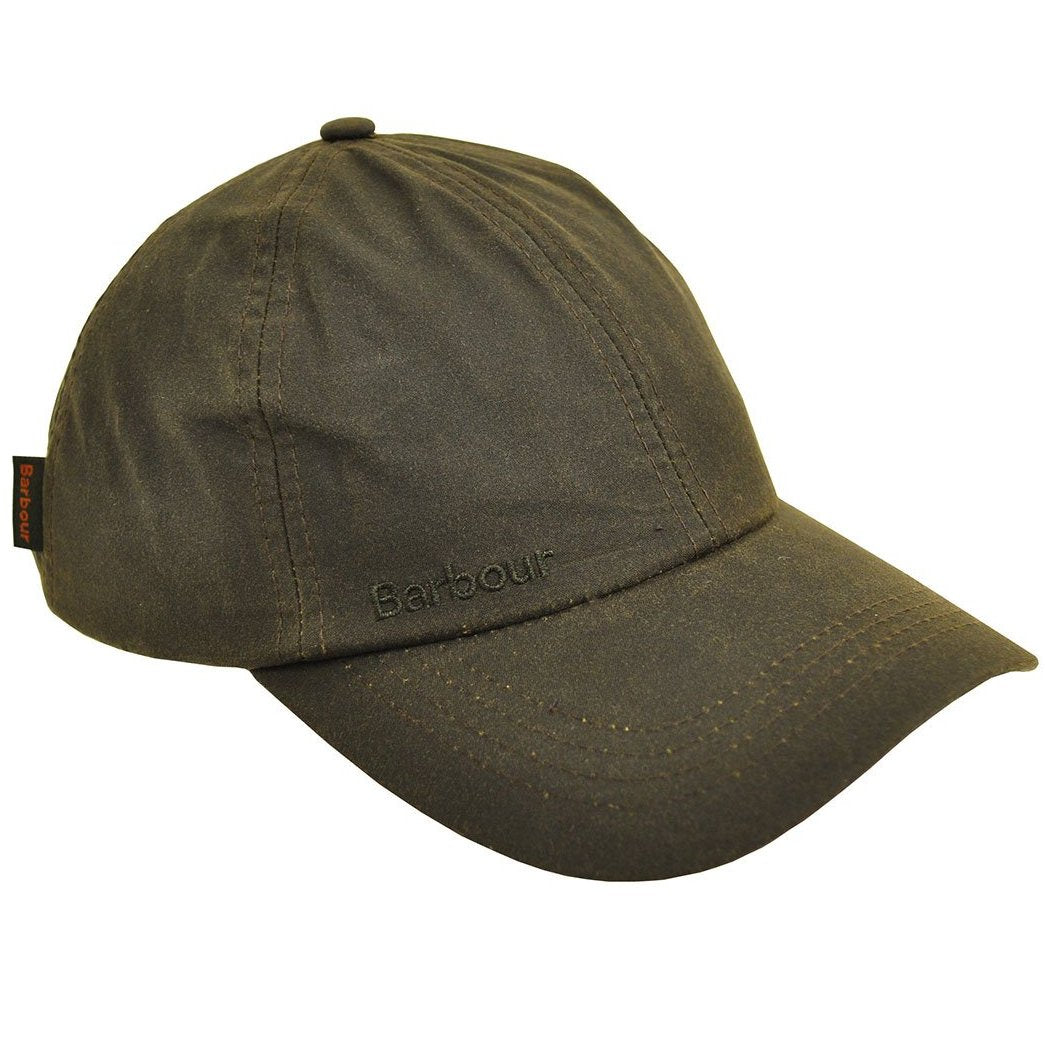 barbour wax baseball cap