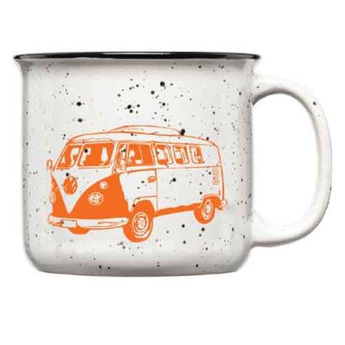 VW Bus Campfire Mug — Crafted in Colorado