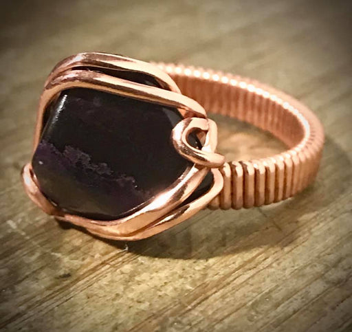 Gold Wire Wrap Ring by Southwest Indian Foundation
