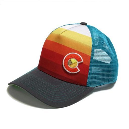 High Quality Multicolor Mesh Hat Unisex Summer Printed Small