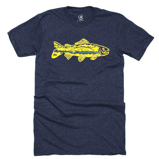 Yo Colorado Gone Fishin' Colorado Trout T-Shirt — Crafted in Colorado