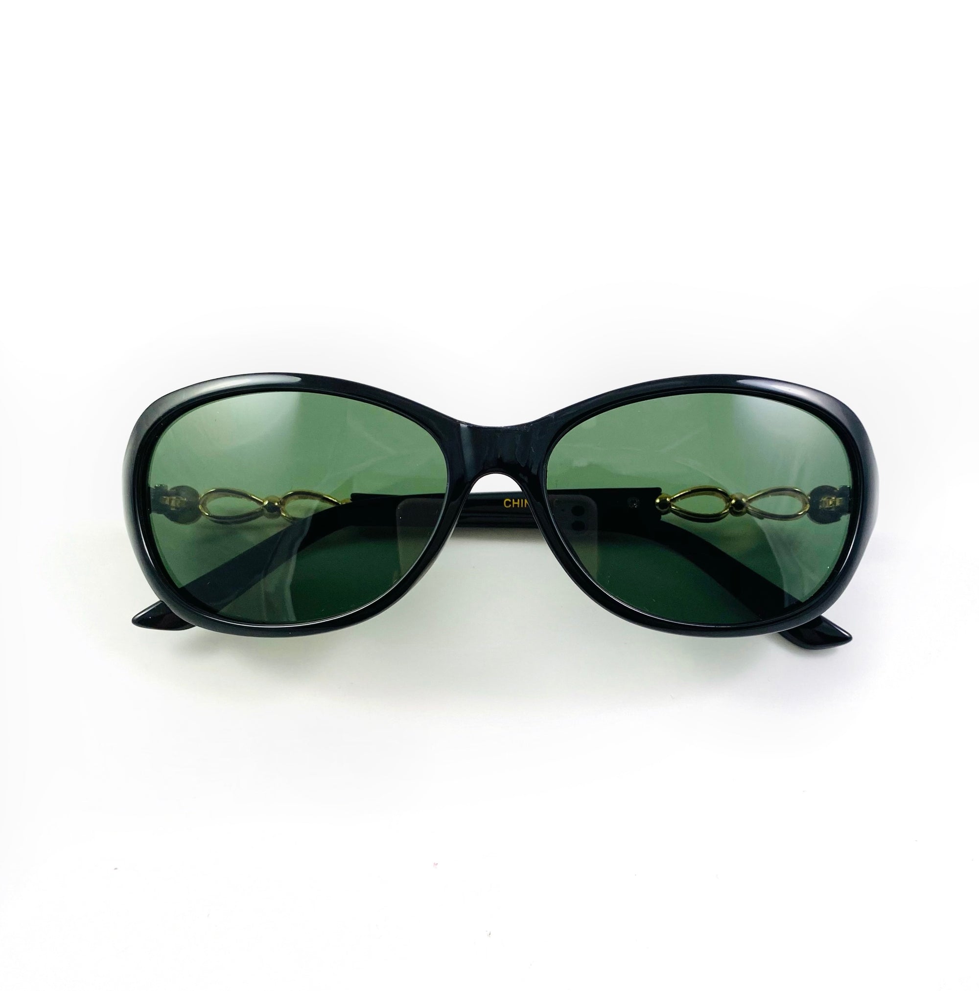 green tint sunglasses