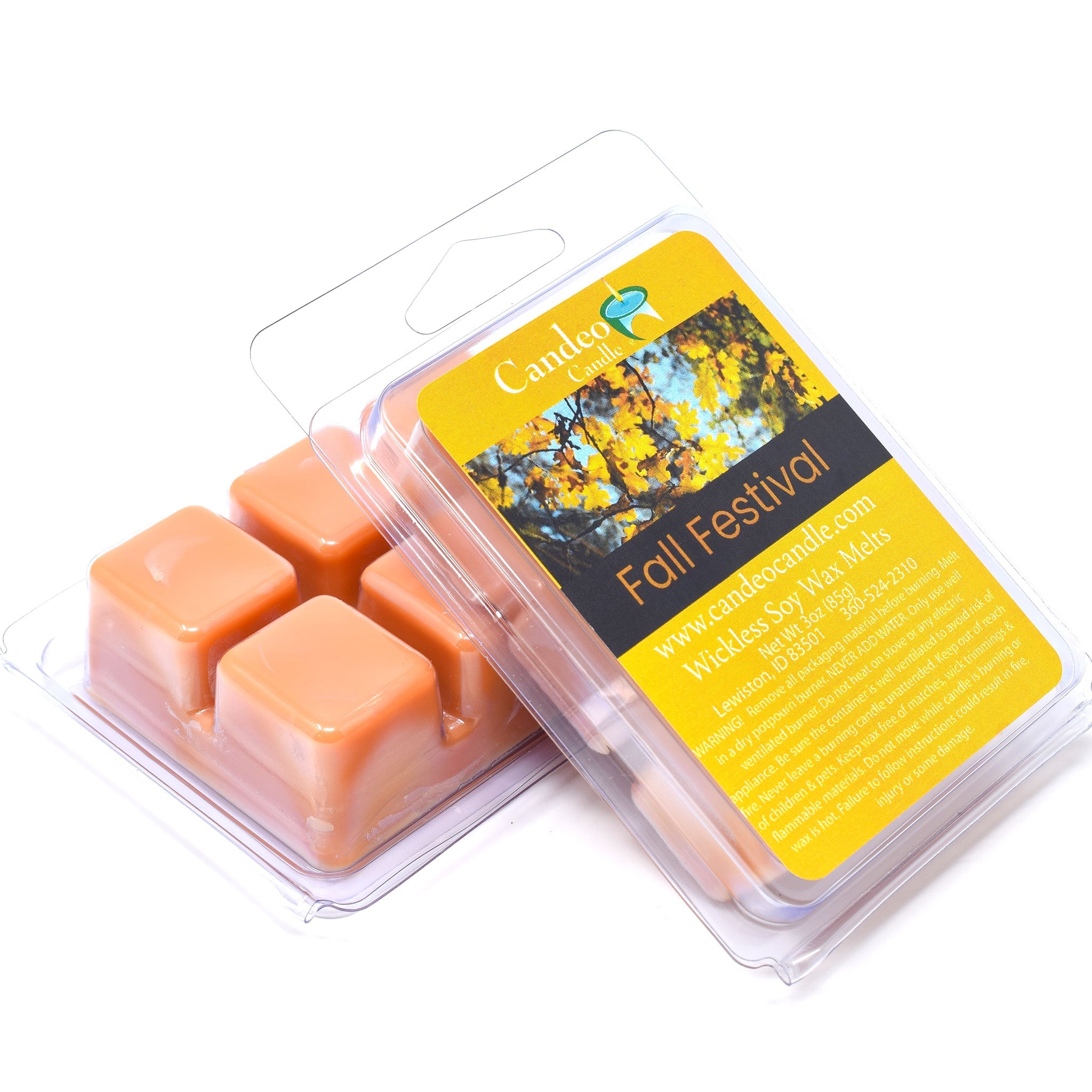 Crisp Autumn Air, Soy Melt Cubes, 2-Pack