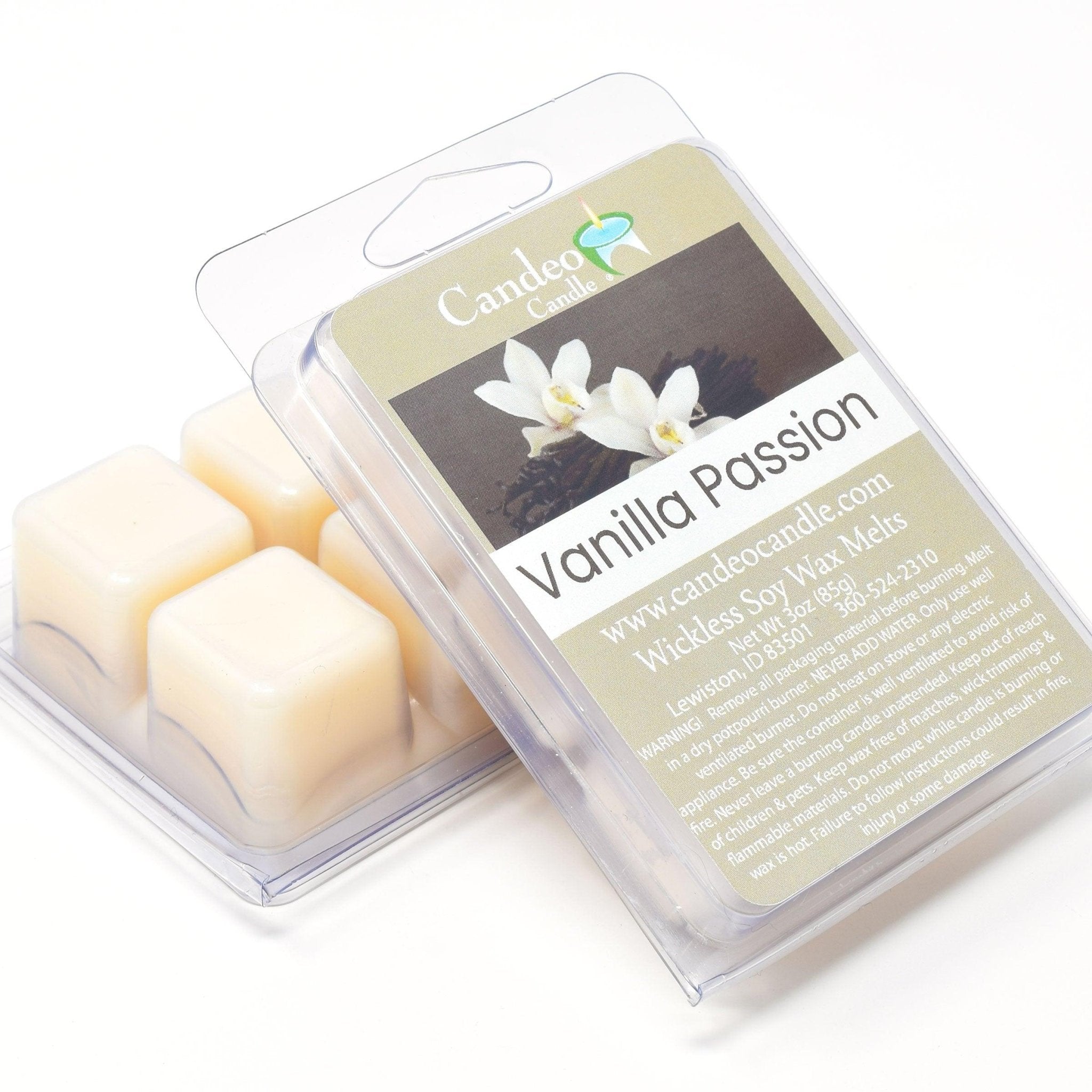 Cinnamon Vanilla, Soy Melt Cubes, 2-Pack