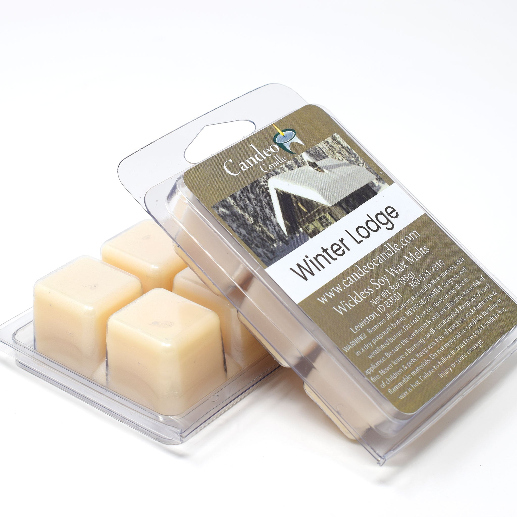 Campfire Smoke, Soy Melt Cubes, 2-Pack