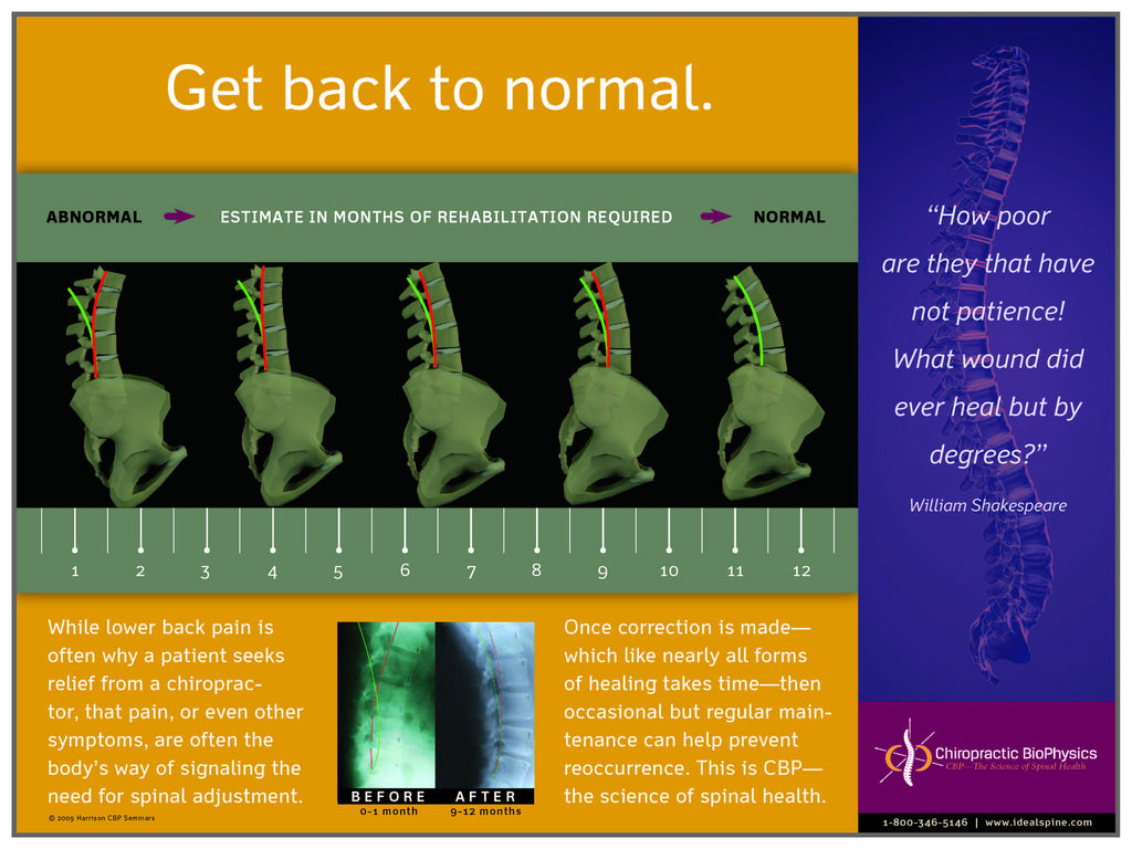 Lumbar Estimate Of Rehabilitation Chiropractic Biophysics 4931