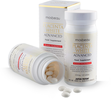 Mosbeau Placenta White Advanced Supplement Skin Whitening