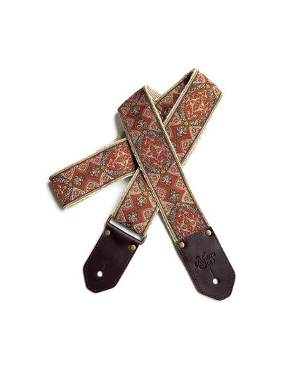 Buckskin Hendrix Woven Guitar Strap Made Of Recycled Seatbelt