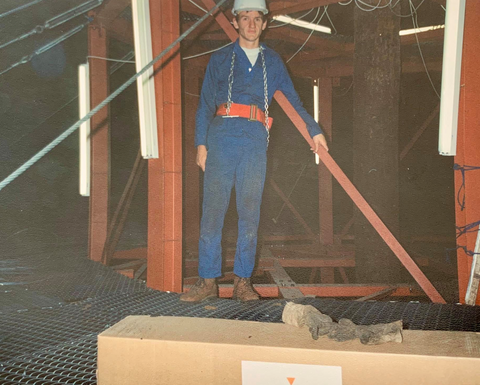 1994: design and installation of maintenance platform inside a waist water digester - Namibia