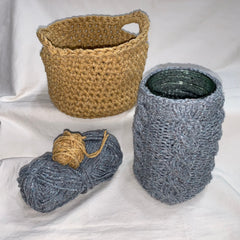 Bondi Basket and Recycled Jar Cover