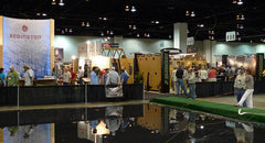 One of three casting ponds at the IFTD show in Denver last week. It was tough to get time on the ponds with a convention center full of fly fishing junkies! 