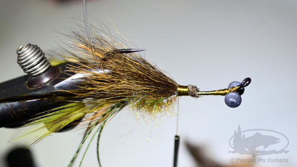 Step 11:  How to Tie Bennett's Mega Craw Bass Fly