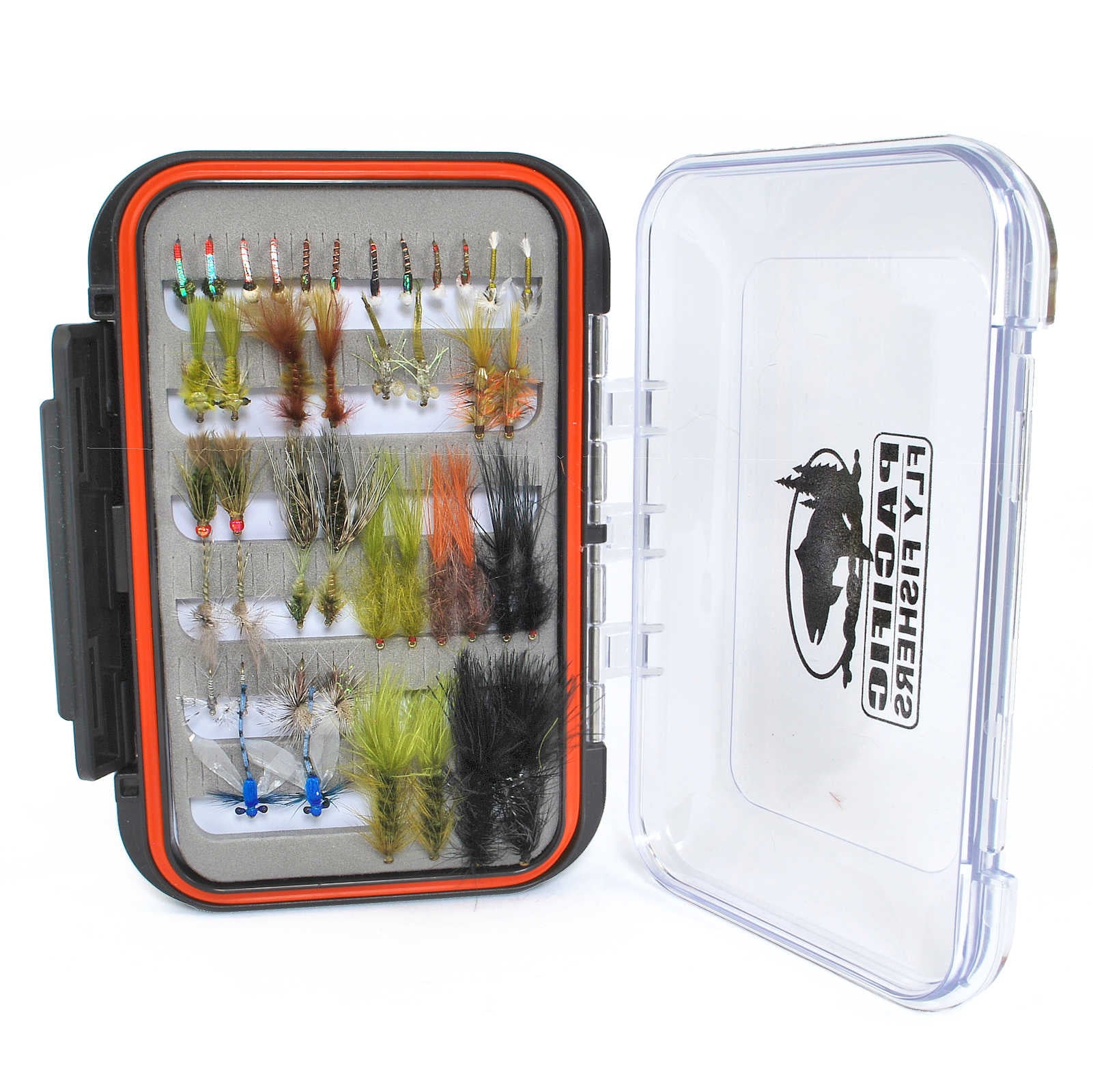 Fly Fishing Lure Bait Box Fly Hook Case Trout Flies Storage Box