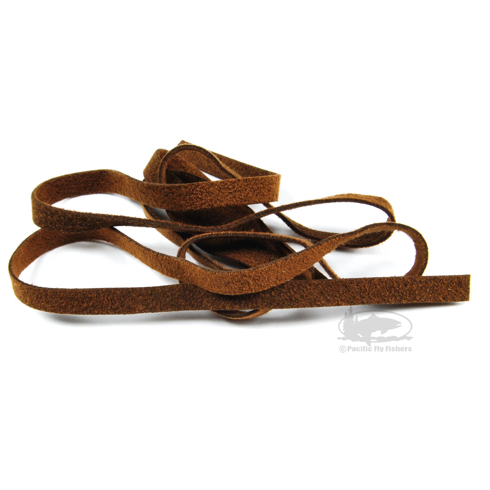 Hareline Leech Leather Strips - Red