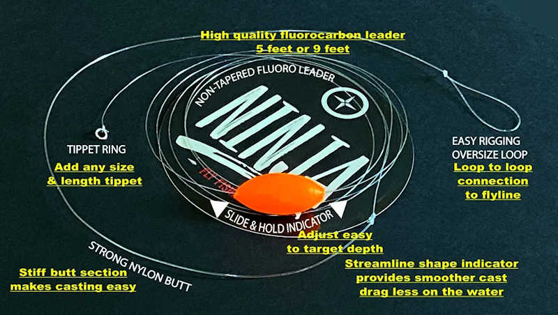 Ninja Nymph Leader System - Fly Fishing Strike Indicators