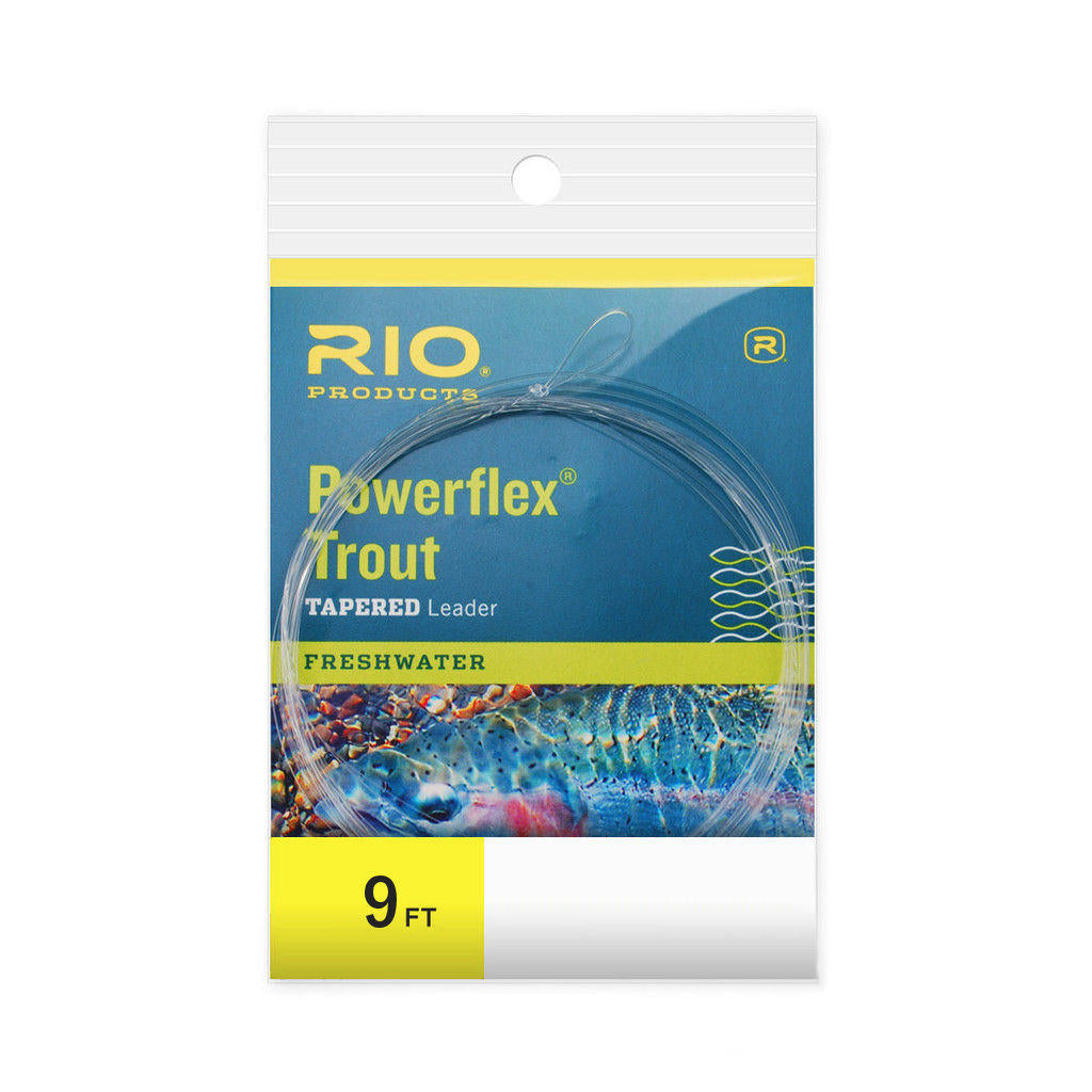 RIO Powerflex Trout Leaders - 9 Feet / 2X