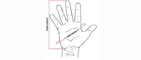 Simms Glove Measure Image