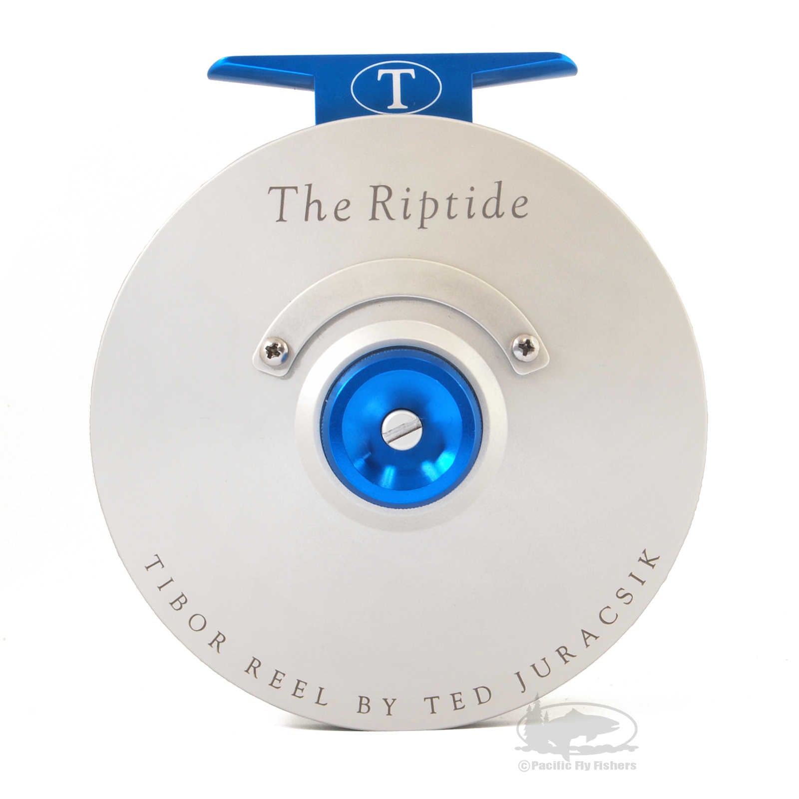 Tibor Riptide Reels - Frost Silver/Aqua Blue