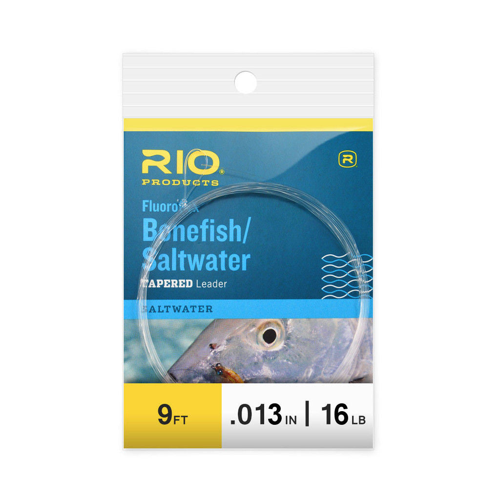 RIO Products Saltwater Fluoroflex Leader, 9ft 16lb, 3 Pack