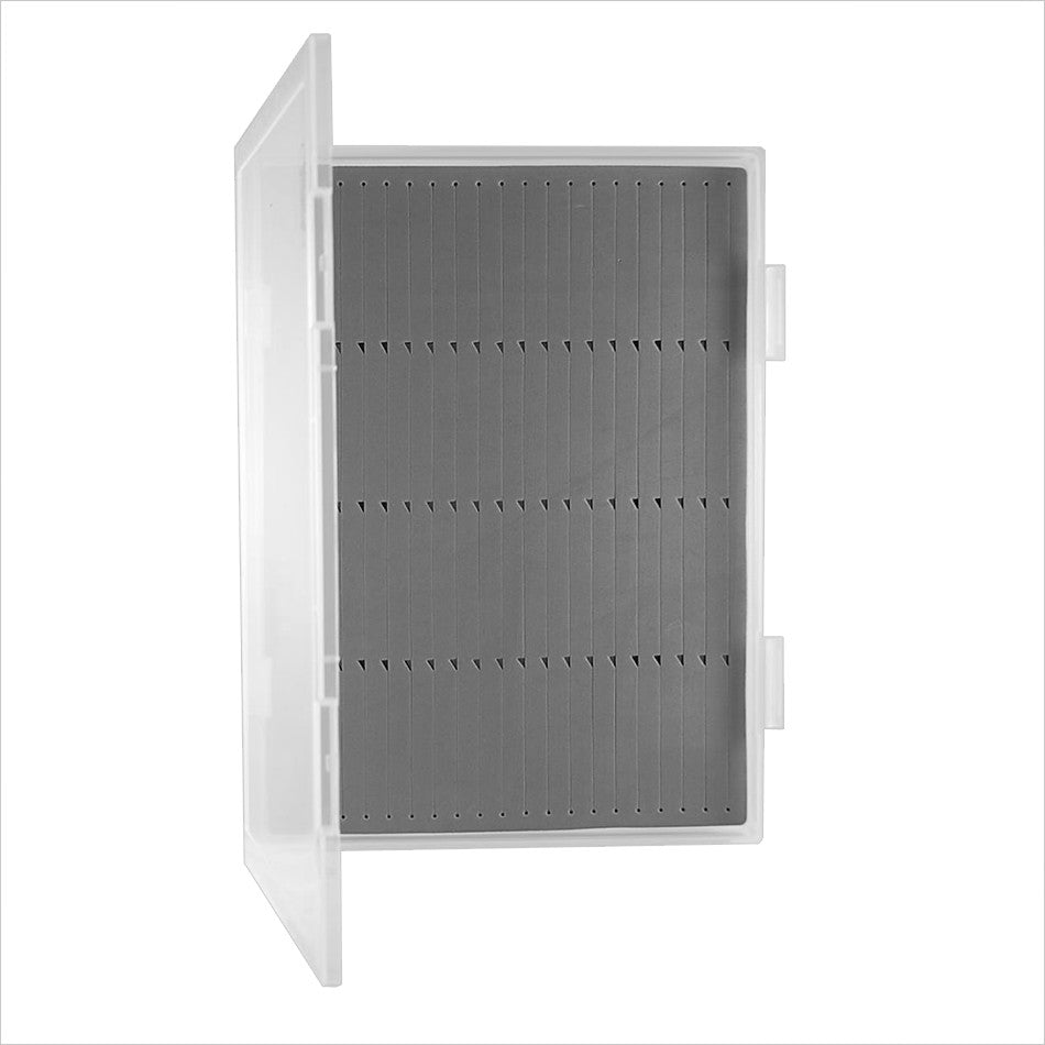 TFO Clear Fly Box with Slit Foam - Large