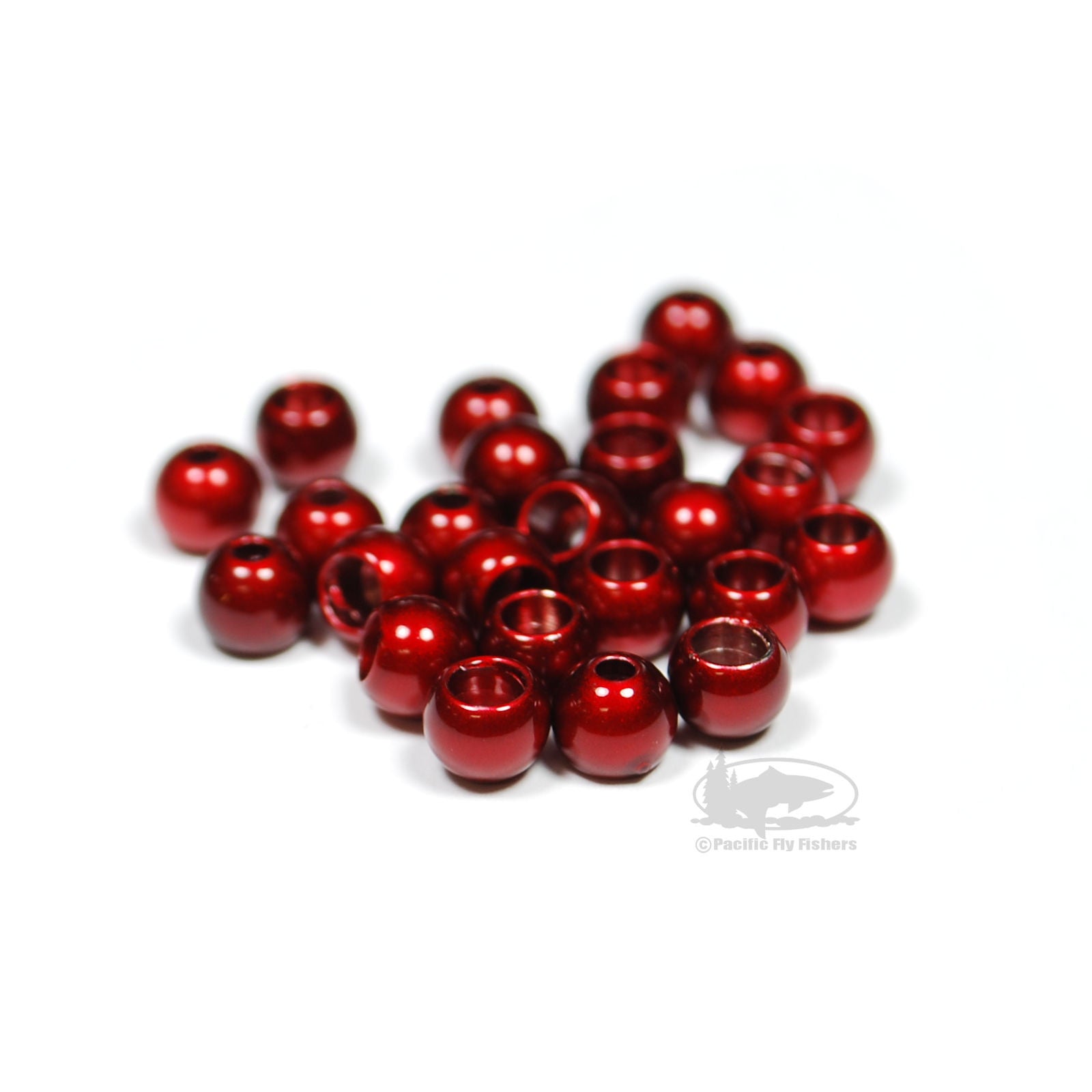 Red Glass-Bead - Glass-Bead Sparkle Leech Chartreuse