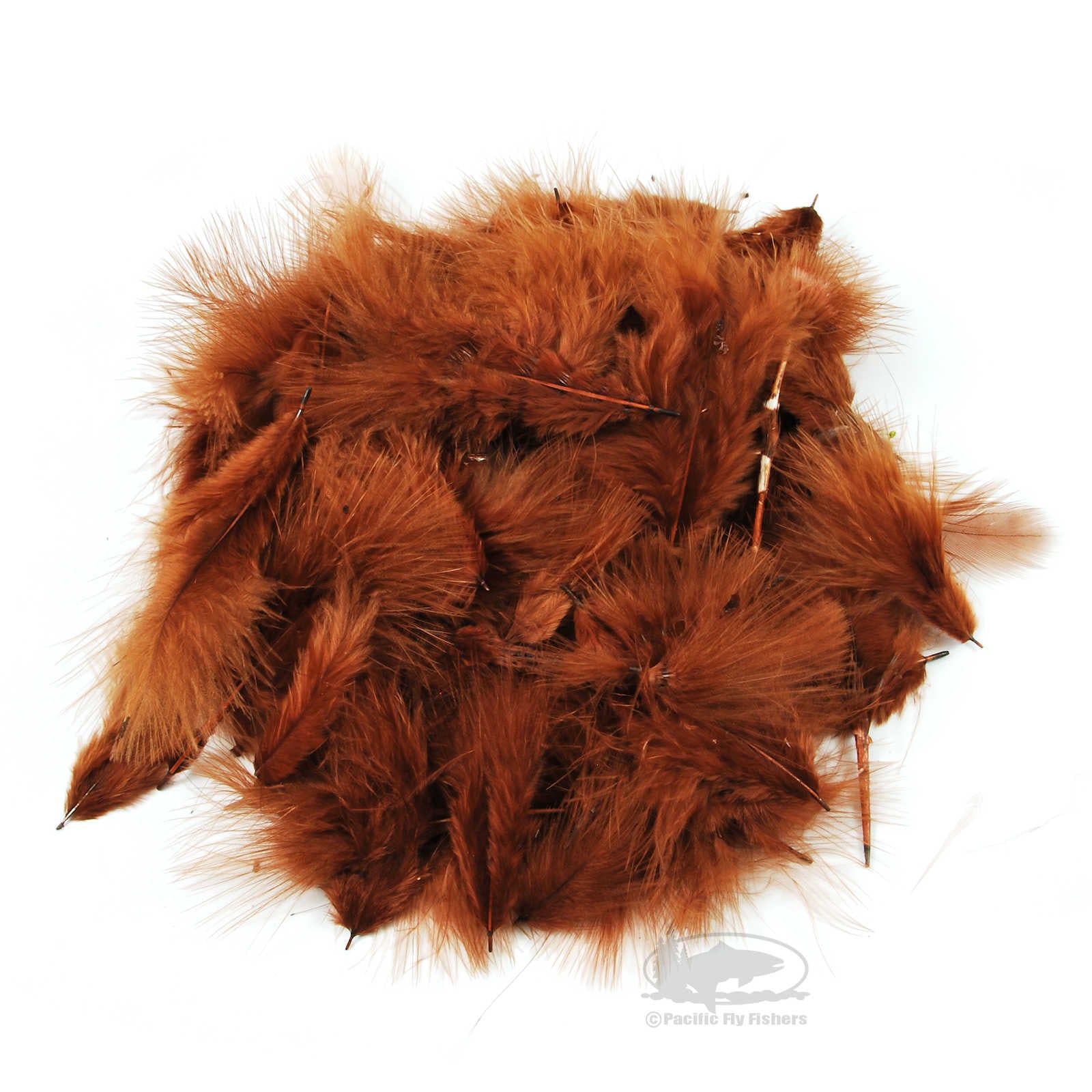 Marabou Feathers Small 1-3 fluffs ORANGE 7 grams approx. 105 per bag