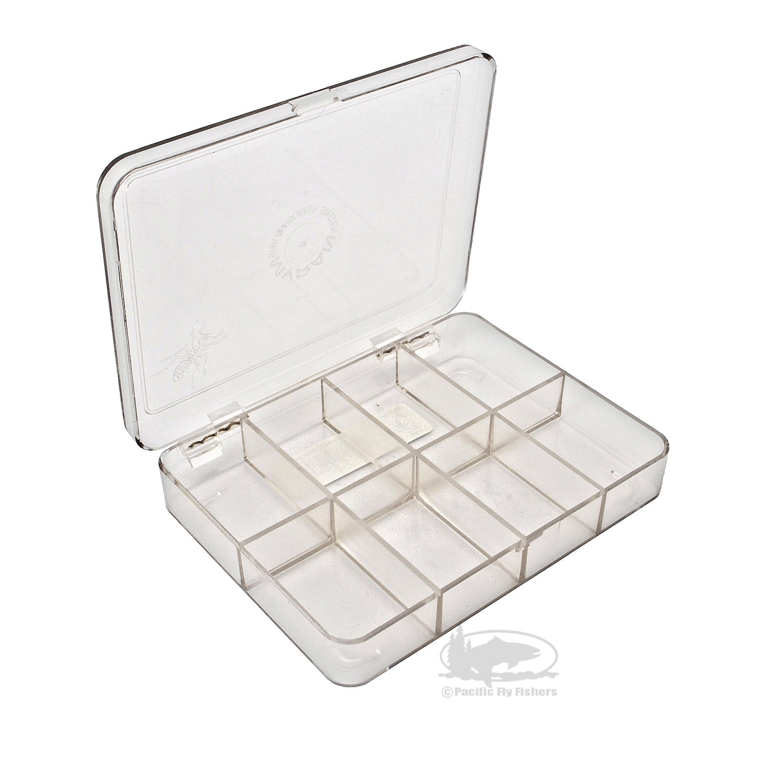 Hareline Midge Fly Box 6 Compartment - Fly Fishing or Fly Tying